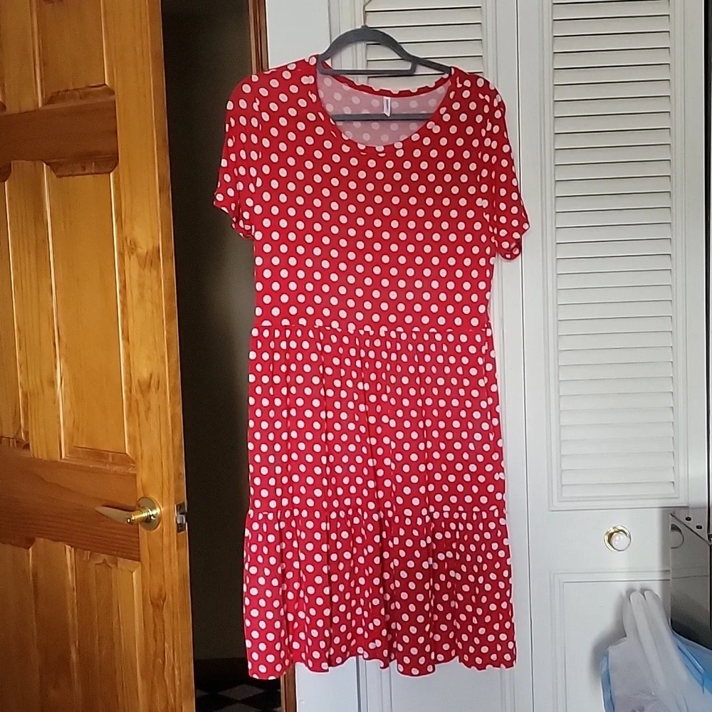 Polka Dot Mini Dress - Picture 14 of 17